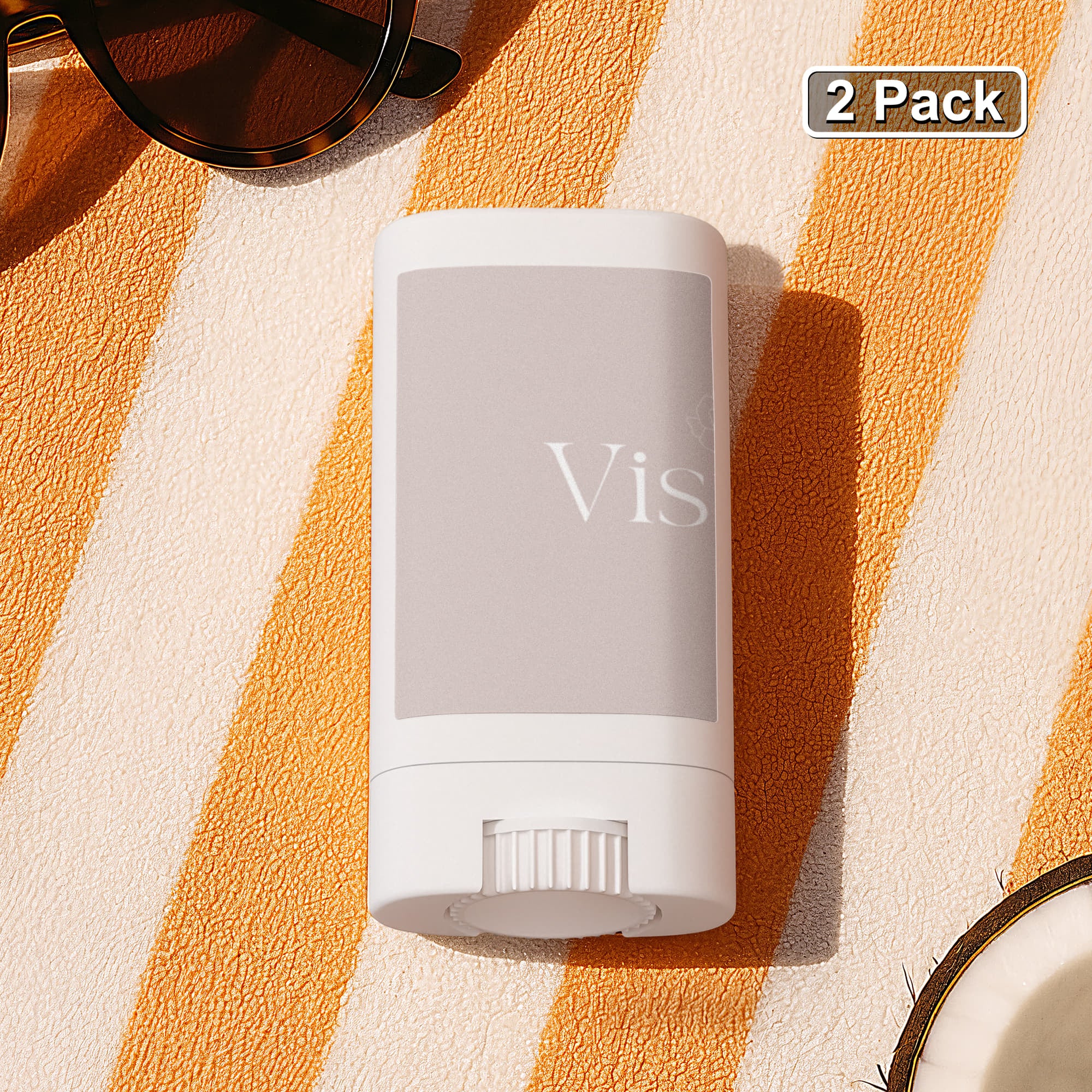 2 Pack Tallow Zinc Sun Stick